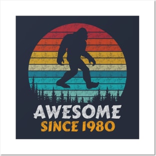Awesome Since 1980 Posters and Art